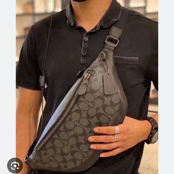 Coach warren fanny pack (large) in Signature PVC - Picture 1 of 4